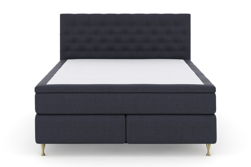 Select No 5 Kontinentalsäng 180x200 Fast/Medium Watergel - Blå/Guld - Products - Möbler - Säng - Kontinentalsäng