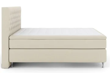 Select No 5 Kontinentalsäng 210x210 Fast Watergel - Beige/Silver - Products - Möbler - Säng - Kontinentalsäng