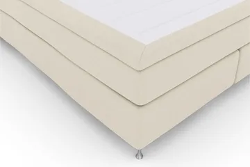 Select No 5 Kontinentalsäng 210x210 Fast Watergel - Beige/Silver - Products - Möbler - Säng - Kontinentalsäng