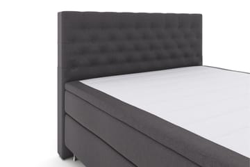 Select No 5 Kontinentalsäng 210x210 Fast Watergel - Mörkgrå/Silver - Products - Möbler - Säng - Kontinentalsäng