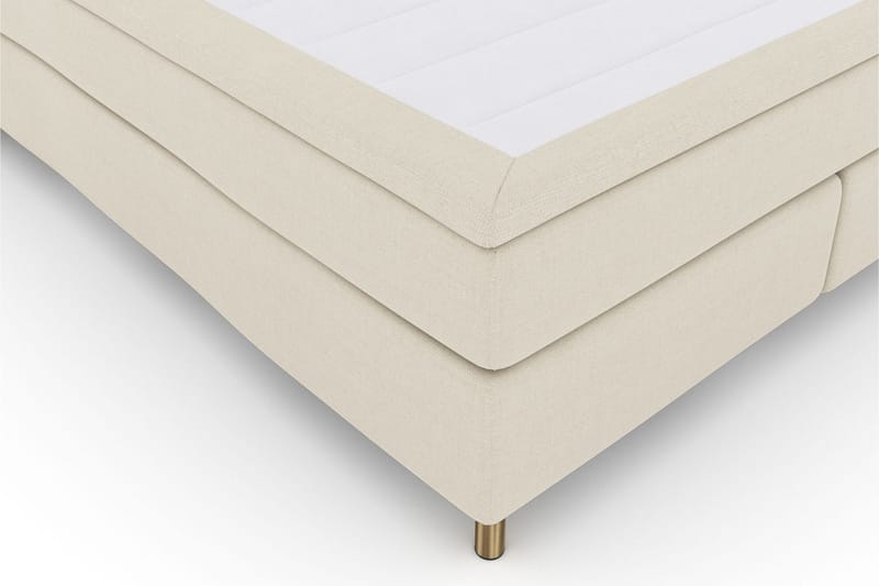 Select No 5 Kontinentalsäng 210x210 Fast/Medium Latex - Beige/Koppar - Products - Möbler - Säng - Kontinentalsäng