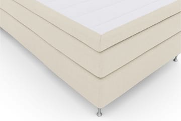 Select No 6 Komplett Sängpaket 120x200 Fast Memory/Pocket - Beige/Silver - Products - Möbler - Säng - Enkelsäng