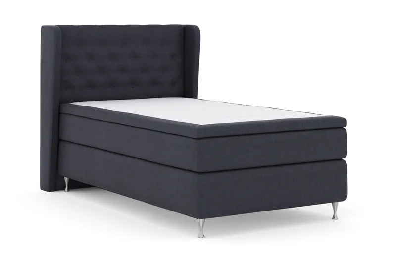 Select No 6 Komplett Sängpaket 120x200 Fast Memory/Pocket - Blå/Silver - Products - Möbler - Säng - Enkelsäng