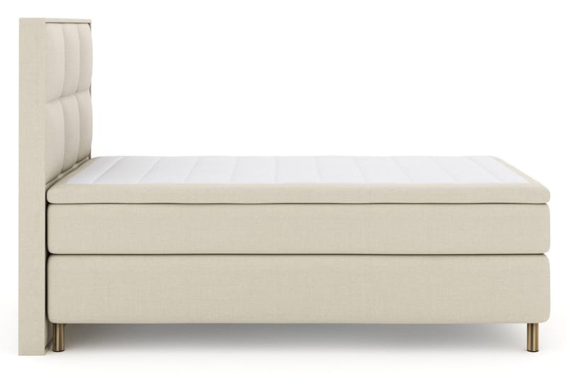 Select No 6 Komplett Sängpaket 120x200 Fast Watergel - Beige/Koppar - Products - Möbler - Säng - Enkelsäng