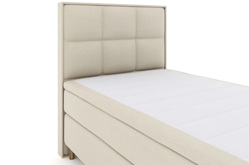Select No 6 Komplett Sängpaket 120x200 Fast Watergel - Beige/Koppar - Products - Möbler - Säng - Enkelsäng