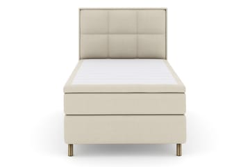 Select No 6 Komplett Sängpaket 120x200 Fast Watergel - Beige/Koppar - Products - Möbler - Säng - Enkelsäng