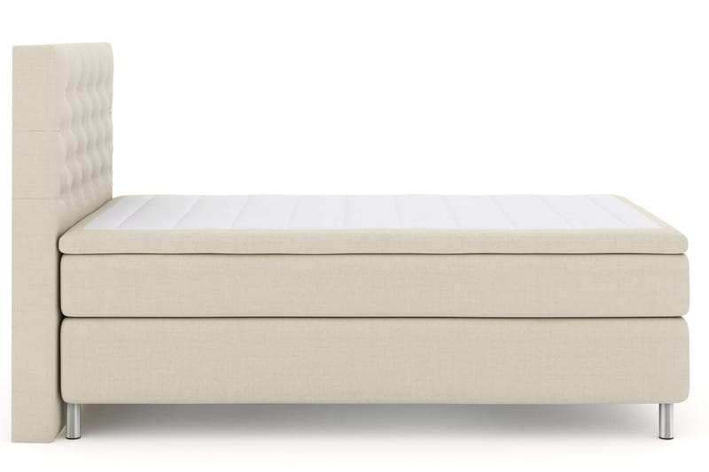 Select No 6 Komplett Sängpaket 120x200 Medium Latex/Memory, Beige/Metall
