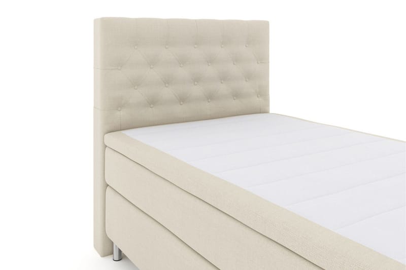 Select No 6 Komplett Sängpaket 120x200 Medium Latex/Memory - Beige/Metall - Products - Möbler - Säng - Enkelsäng