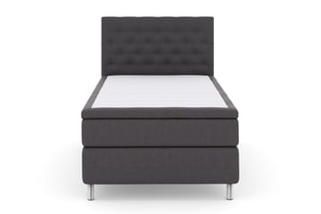 Select No 6 Komplett Sängpaket 120x200 Medium Latex/Memory - Mörkgrå/Metall - Products - Möbler - Säng - Enkelsäng