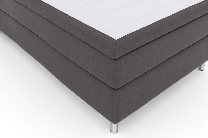 Select No 6 Komplett Sängpaket 120x200 Medium Latex/Memory - Mörkgrå/Metall - Products - Möbler - Säng - Enkelsäng