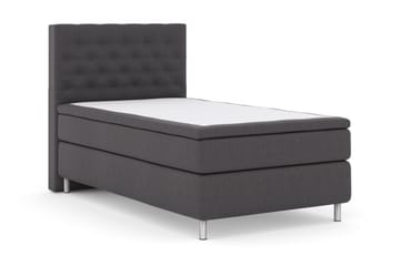 Select No 6 Komplett Sängpaket 120x200 Medium Latex/Memory - Mörkgrå/Metall - Products - Möbler - Säng - Enkelsäng