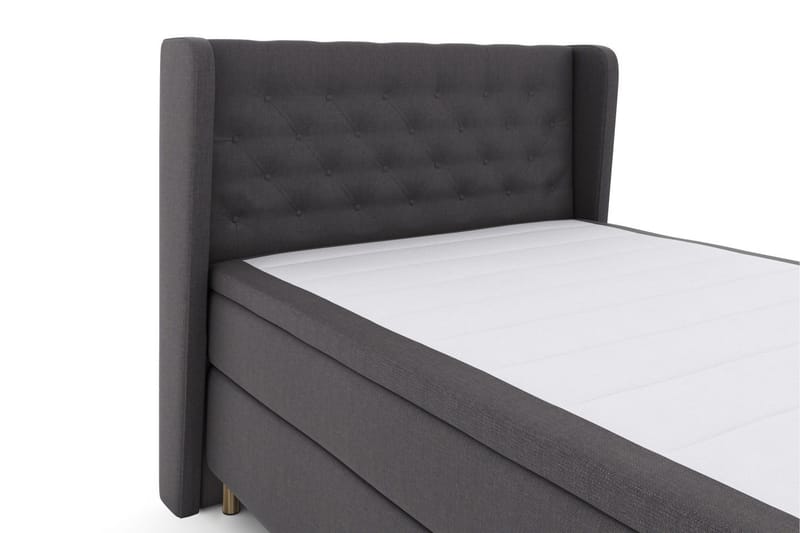 Select No 6 Komplett Sängpaket 140x200 Fast Memory/Pocket - Mörkgrå/Koppar - Products - Möbler - Säng - Kontinentalsäng