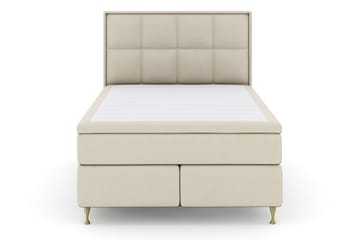 Select No 6 Komplett Sängpaket 140x200 Fast/Medium Watergel - Beige/Guld - Products - Möbler - Säng - Kontinentalsäng