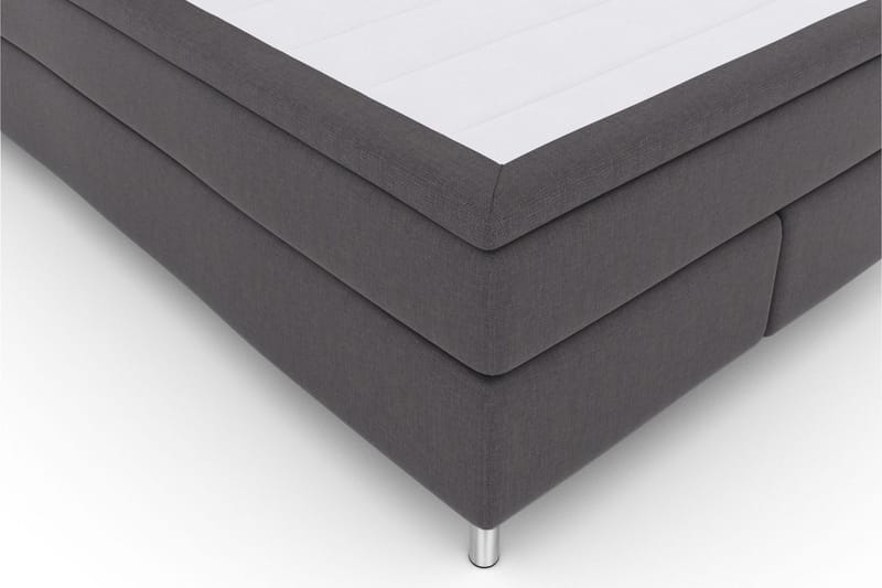 Select No 6 Komplett Sängpaket 140x200 Fast/Medium Watergel - Mörkgrå/Metall - Products - Möbler - Säng - Kontinentalsäng