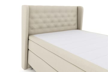 Select No 6 Komplett Sängpaket 140x200 Medium Latex/Memory - Beige/Silver - Products - Möbler - Säng - Kontinentalsäng