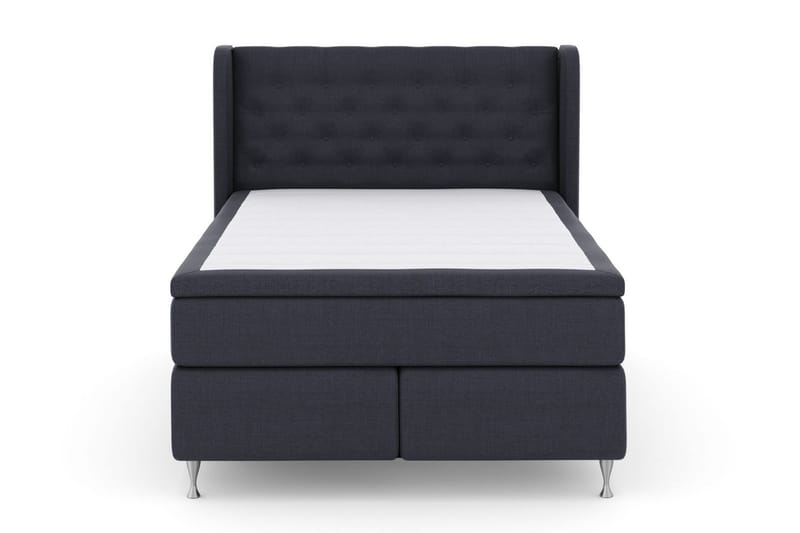 Select No 6 Komplett Sängpaket 140x200 Medium Latex/Memory - Blå/Silver - Products - Möbler - Säng - Kontinentalsäng