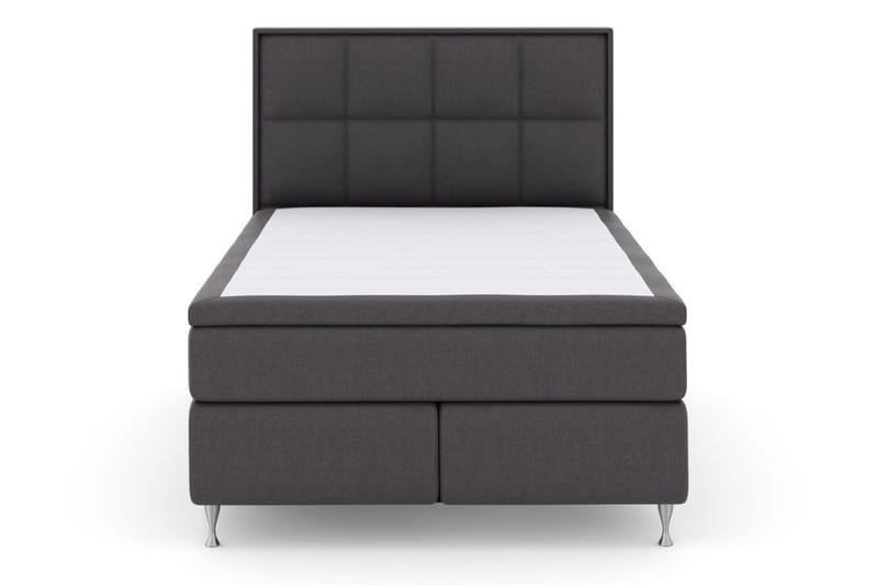 Select No 6 Komplett Sängpaket 140x200 Medium Memory/Pocket - Mörkgrå/Silver - Products - Möbler - Säng - Kontinentalsäng