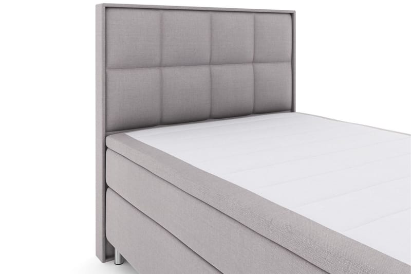 Select No 6 Komplett Sängpaket 140x200 Medium Watergel - Ljusgrå/Metall - Products - Möbler - Säng - Kontinentalsäng