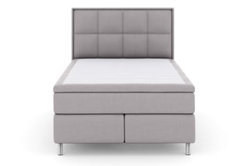Select No 6 Komplett Sängpaket 140x200 Medium Watergel - Ljusgrå/Metall - Products - Möbler - Säng - Kontinentalsäng