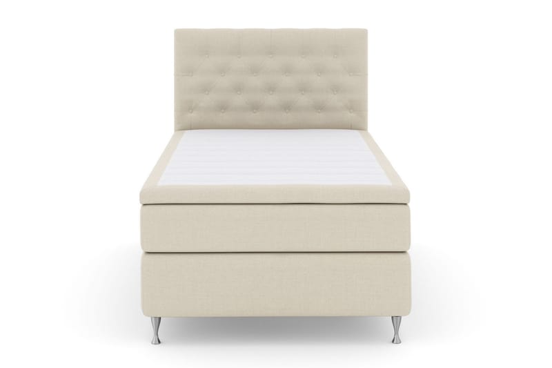 Select No 6 Kontinentalsäng 120x200 Fast Memory/Pocket, Beige/Silver