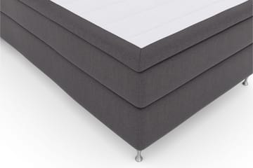 Select No 6 Kontinentalsäng 120x200 Fast Memory/Pocket - Mörkgrå/Silver - Products - Möbler - Säng - Enkelsäng