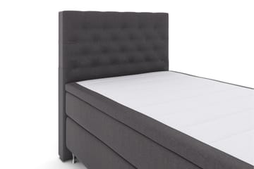 Select No 6 Kontinentalsäng 120x200 Fast Memory/Pocket - Mörkgrå/Silver - Products - Möbler - Säng - Enkelsäng