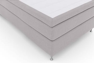 Select No 6 Kontinentalsäng 120x200 Fast Watergel - Ljusgrå/Silver - Products - Möbler - Säng - Enkelsäng