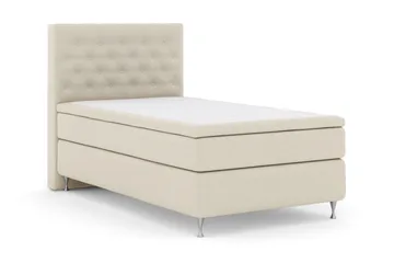 Select No 6 Kontinentalsäng 120x200 Medium Memory/Pocket - Beige/Silver - Products - Möbler - Säng - Enkelsäng