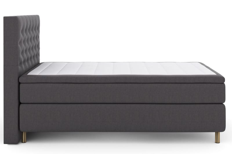 Select No 6 Kontinentalsäng 140x200 Fast Memory/Pocket - Mörkgrå/Koppar - Products - Möbler - Säng - Kontinentalsäng