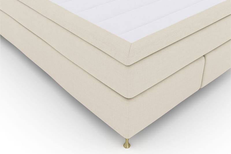 Select No 6 Kontinentalsäng 140x200 Medium Memory/Pocket - Beige/Guld - Products - Möbler - Säng - Kontinentalsäng
