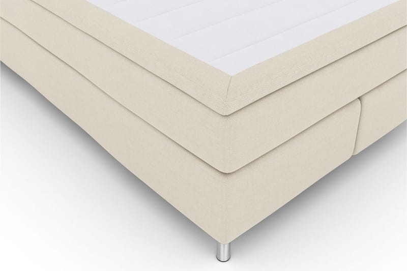 Select No 6 Kontinentalsäng 160x200 Medium Memory/Pocket - Beige/Metall - Products - Möbler - Säng - Kontinentalsäng