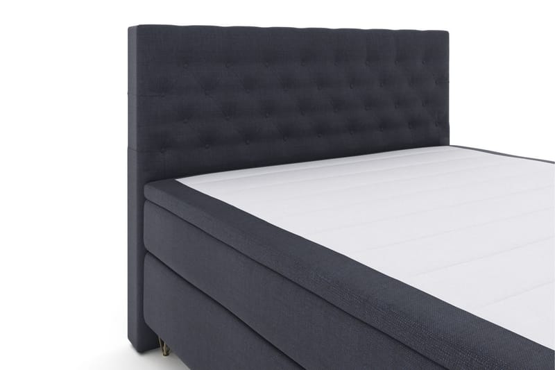 Select No 6 Kontinentalsäng 180x200 Fast/Medium Watergel - Blå/Metall V-Form - Products - Möbler - Säng - Kontinentalsäng