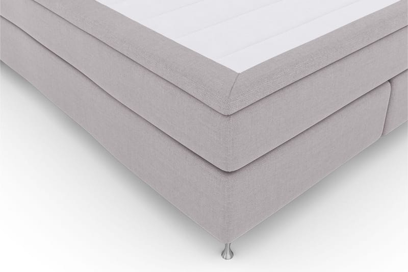 Select No 6 Kontinentalsäng 210x210 Fast Watergel - Ljusgrå/Silver - Products - Möbler - Säng - Kontinentalsäng