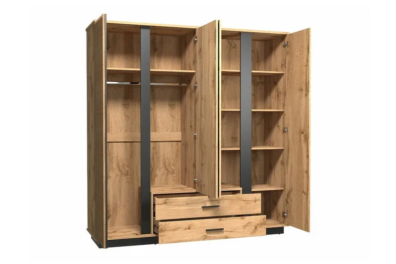 Strathy Möbelset För Sovrum - Svart - Products - Möbler - Säng - Möbelset för sovrum