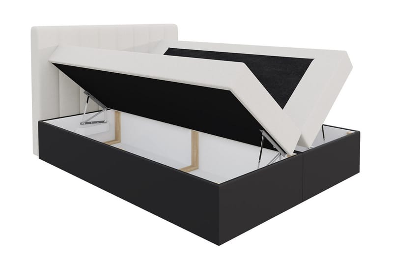 Vasil Kontinentalsäng 140x200 - Grå - Products - Möbler - Säng - Säng med förvaring