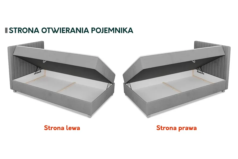 Veyran Sängpaket Kontinentalsäng med Förvaring 90x200 cm - Blå - Products - Möbler - Säng - Komplett sängpaket