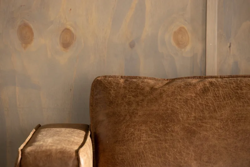 Akron 2,5-sits Soffa Bondedläder - Brun - Products - Möbler - Soffa - Skinnsoffa