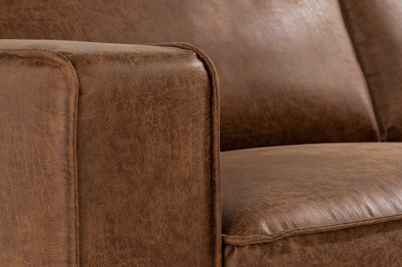 Akron 2,5-sits Soffa Bondedläder - Brun - Products - Möbler - Soffa - Skinnsoffa