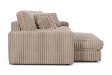 Arken Lyx 6-sits Vändbar L-formad Djup Divansoffa i Manchester - Greige - Products - Möbler - Soffa - Divansoffa & schäslongsoffa