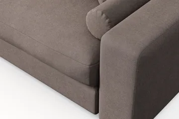 Arken Lyx 6-sits Vändbar L-formad Djup Divansoffa i Tyg - Brun - Products - Möbler - Soffa - Divansoffa & schäslongsoffa