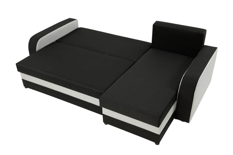 Alvared 3-sits Hörnbäddsoffa Universal - Grå/Röd - Products - Möbler - Soffa - Bäddsoffa - Bäddsoffa divan