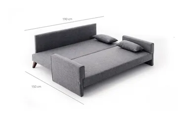 Antigua Bäddsoffa 3-sits - Grå - Products - Möbler - Soffa - Bäddsoffa - 3 sits bäddsoffa