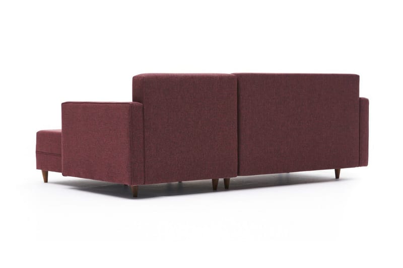 Aydama Bäddsoffa m. Divan 4-sits 192x135 - Röd - Products - Möbler - Soffa - Bäddsoffa - Bäddsoffa divan