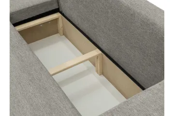 Barile Bäddsoffa med Divan 3-sits i Plysch - Vit - Products - Möbler - Soffa - Bäddsoffa - Bäddsoffa divan