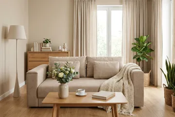 Bergen Extra djup 3-sits Bäddsoffa med Bäddmadrass i Polyesterskum Vändbar Sommar- & Vintersida och Tvättbar klädsel - Beige - Products - Möbler - Soffa - Bäddsoffa - 3 sits bäddsoffa