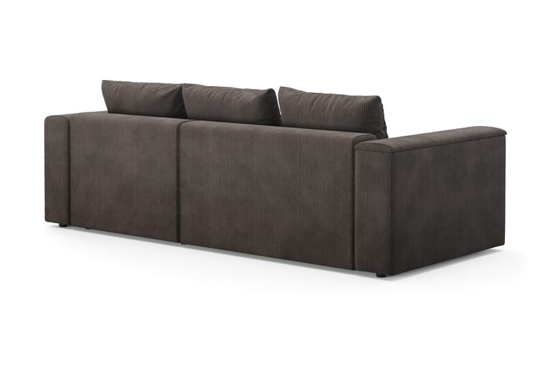 Bergen Extra Djup 3-sits Bäddsoffa med vändbar divan och förvaring i manchester - Taupe - Products - Möbler - Soffa - Bäddsoffa - Bäddsoffa divan