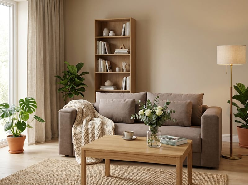 Bergen Extra Djup Framåtbäddad 3-sits Bäddsoffa med förvaring - Brun - Products - Möbler - Soffa - Bäddsoffa - 3 sits bäddsoffa