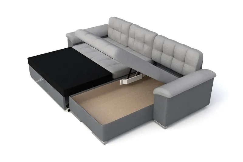 Camior 4-sits Bäddsoffa - Grön - Products - Möbler - Soffa - Bäddsoffa - Bäddsoffa divan
