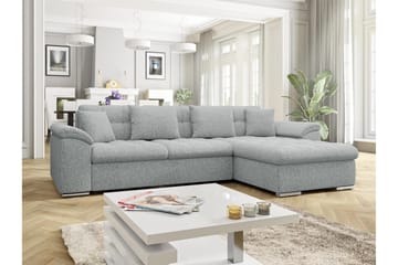 Camior Bäddsoffa med Divan 3-sits - Grå - Products - Möbler - Soffa - Bäddsoffa - Bäddsoffa divan