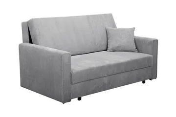 Denegal 2-sits liten bäddsoffa i Manchester - Grå - Products - Möbler - Soffa - Bäddsoffa - 2 sits bäddsoffa